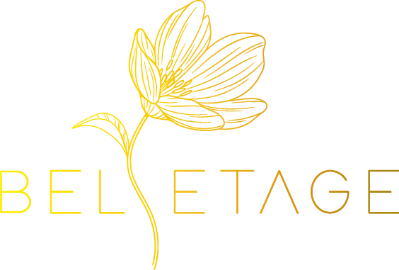 Logo der Beletage Buckau – stilisiertes Markenzeichen für exklusives Wohnen im Design-Neubau im Herzen von Magdeburg-Buckau.