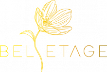 Logo der Beletage Buckau – stilisiertes Markenzeichen für exklusives Wohnen im Design-Neubau im Herzen von Magdeburg-Buckau.