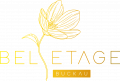 Logo der Beletage Buckau – stilisiertes Markenzeichen für exklusives Wohnen im Design-Neubau im Herzen von Magdeburg-Buckau.