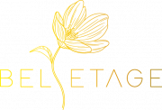 Logo der Beletage Buckau – stilisiertes Markenzeichen für exklusives Wohnen im Design-Neubau im Herzen von Magdeburg-Buckau.